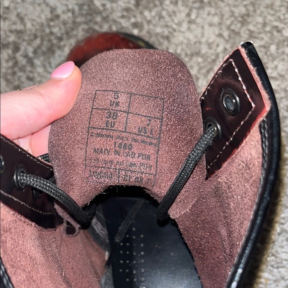 Dr. Martens Black and Red Boots - Picture 8 of 8